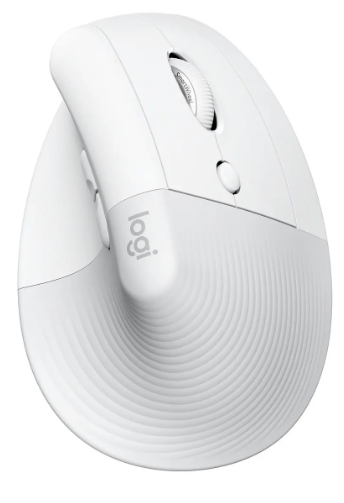 Mouse Sem Fio Logitech Lift Vertical - Branco
